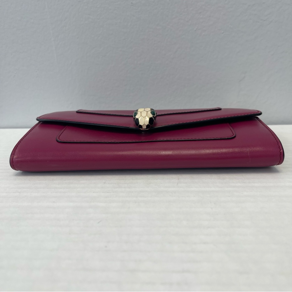 Bvlgari Serpenti Forever Wallet on Chain - Red - Picture 8 of 15